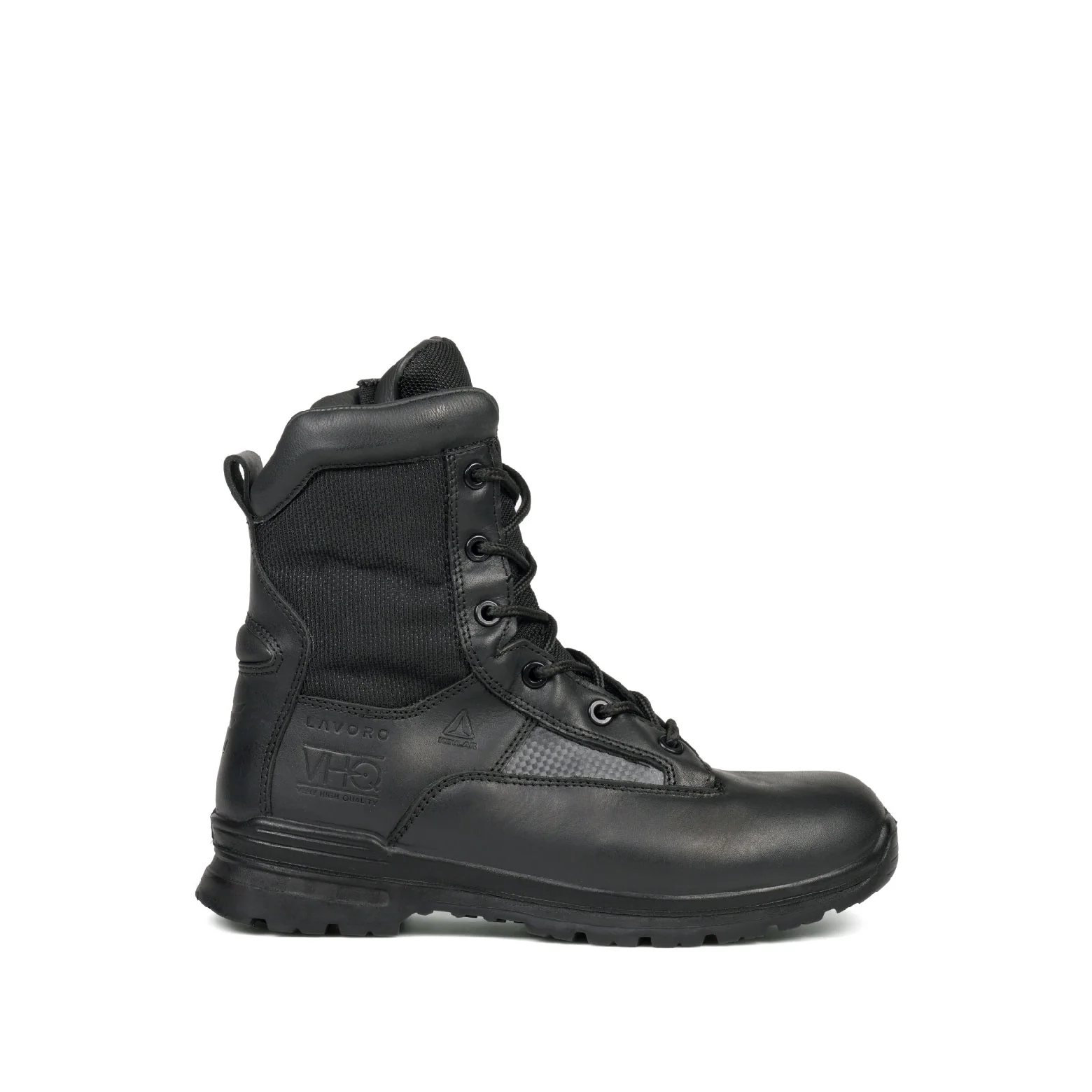 Bota biqueira de aço de segurança preto para trabalho forças de segurança (policias, seguranças) - Automa